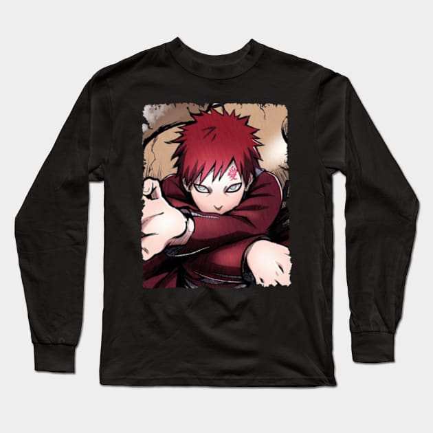 GAARA MERCH VTG Long Sleeve T-Shirt by xsmilexstd